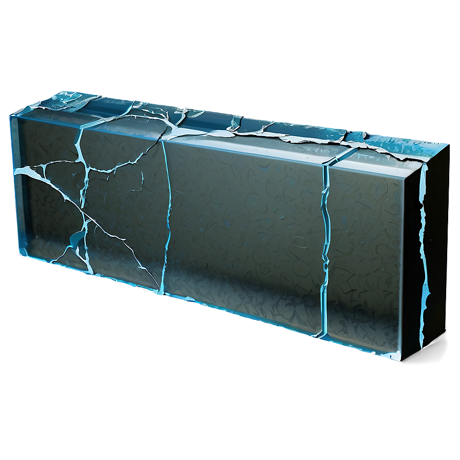 Heavy Glass Crack Png 06122024