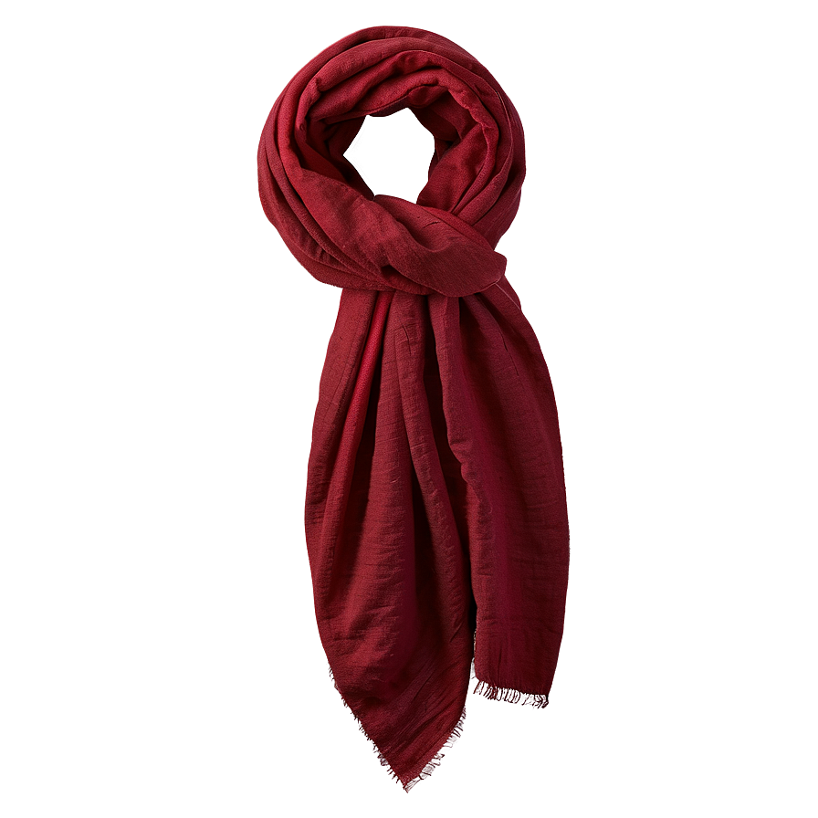 Heavy Red Scarf Png Hfh