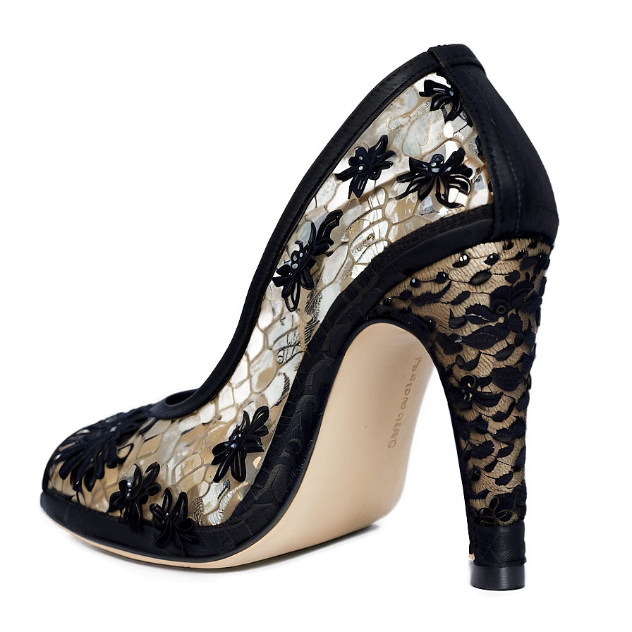 Heel With Lace Png 06262024