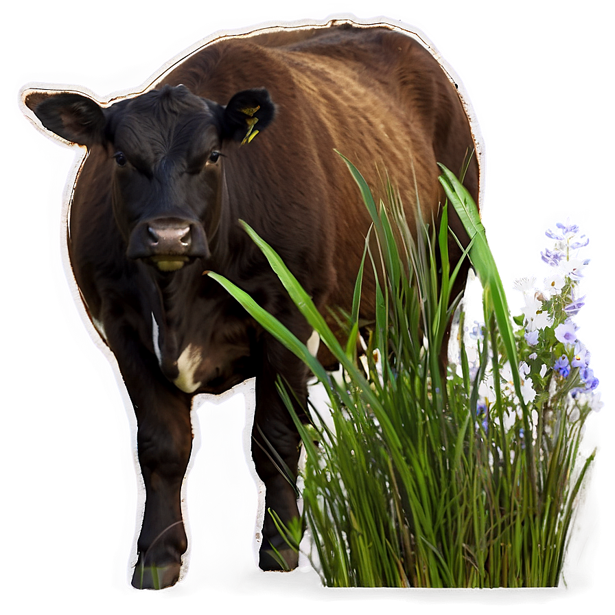 Heifer In Grass Png 36