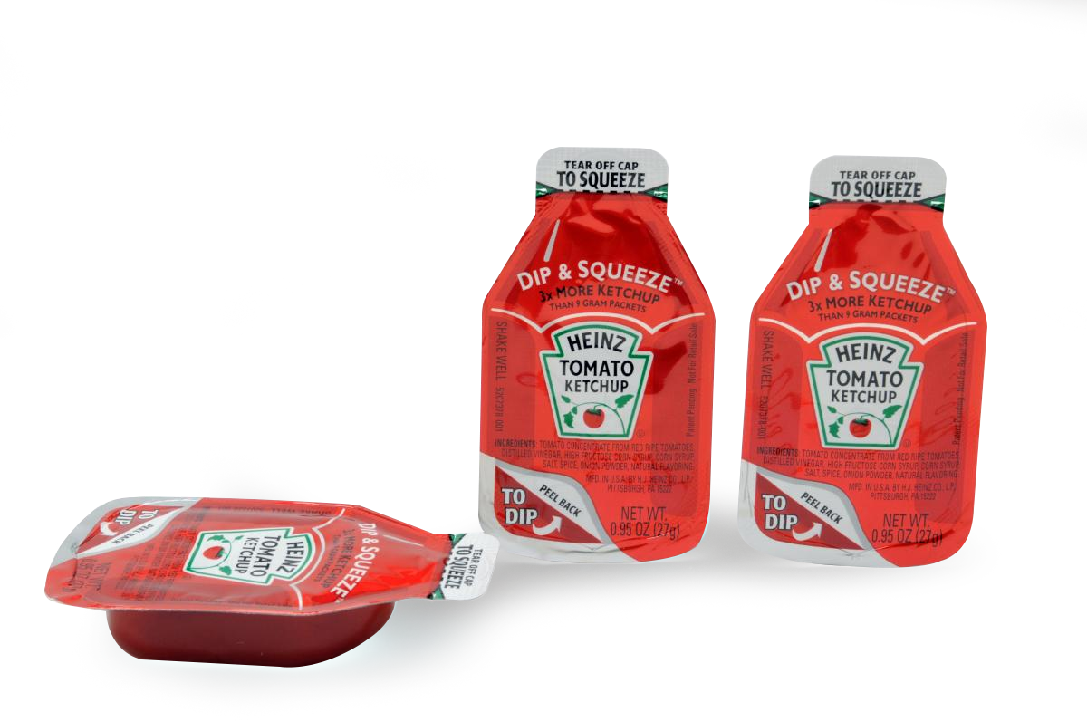 Heinz Dipand Squeeze Ketchup Packets