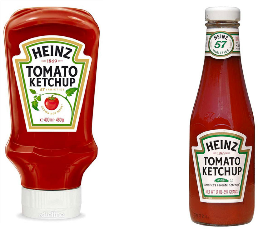 Heinz Ketchup Bottles Variety