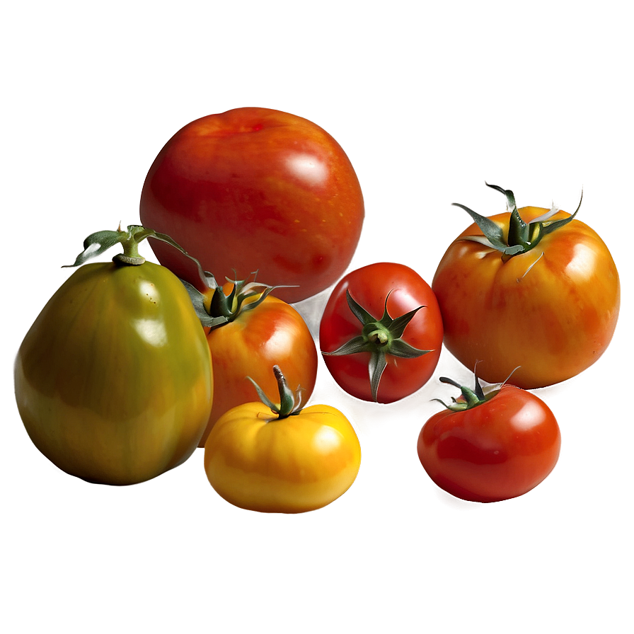 Heirloom Tomato Assortment Png 50