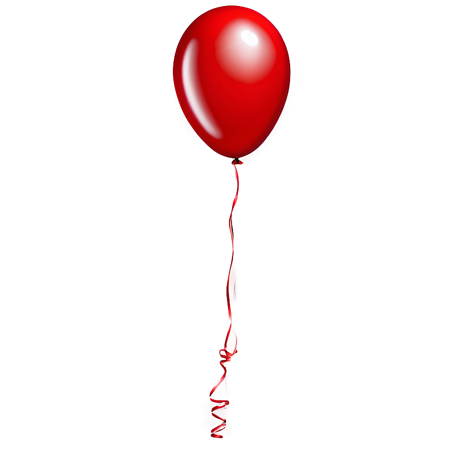 Helium Red Balloons Png 06132024