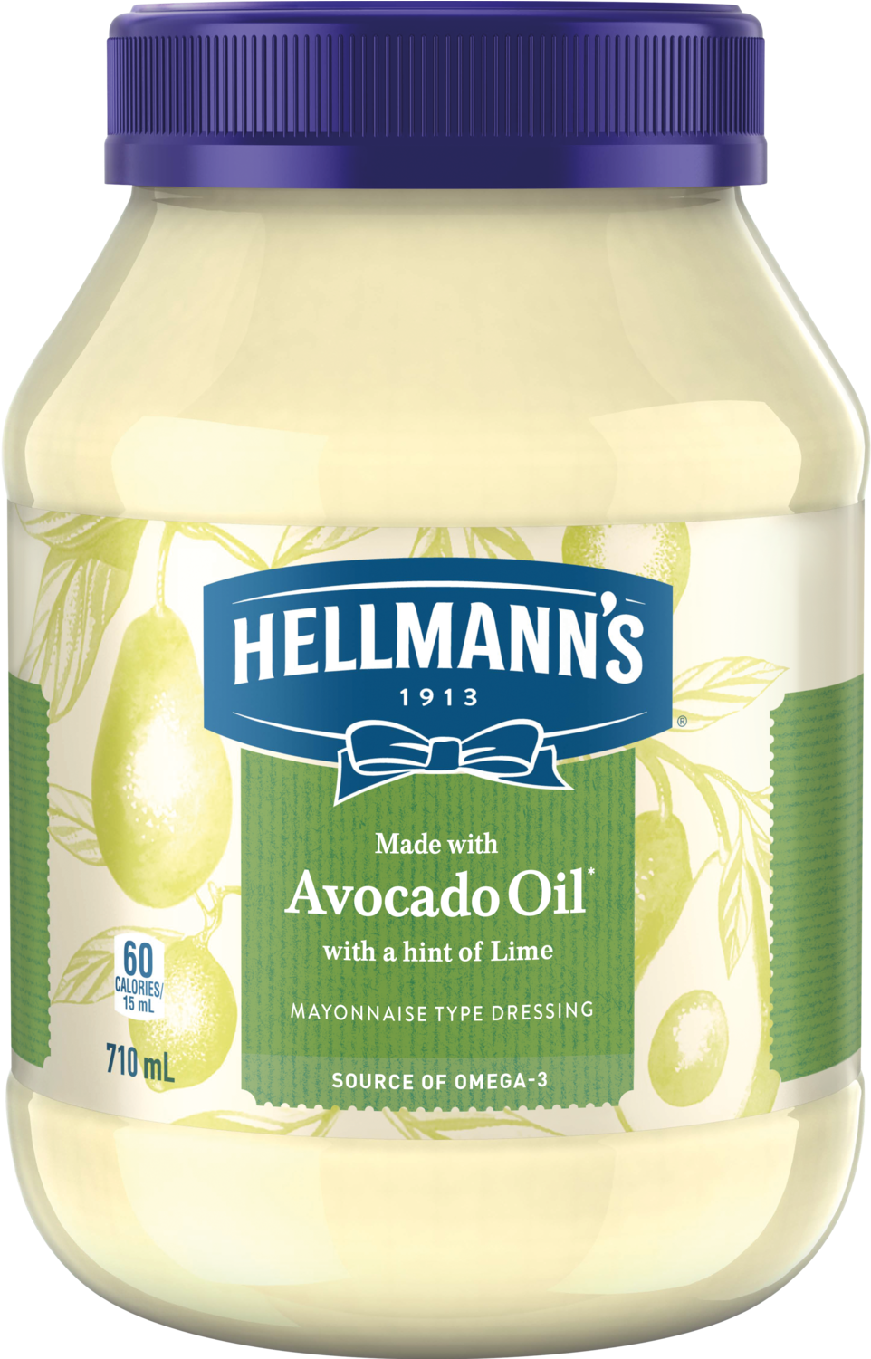 Hellmanns Avocado Oil Mayonnaise Jar