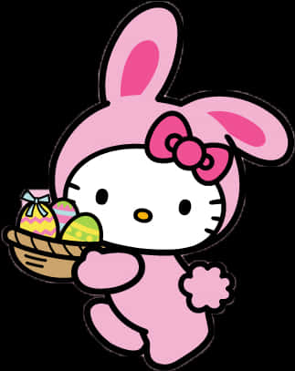 Hello Kitty Bunny Costume Easter Eggs