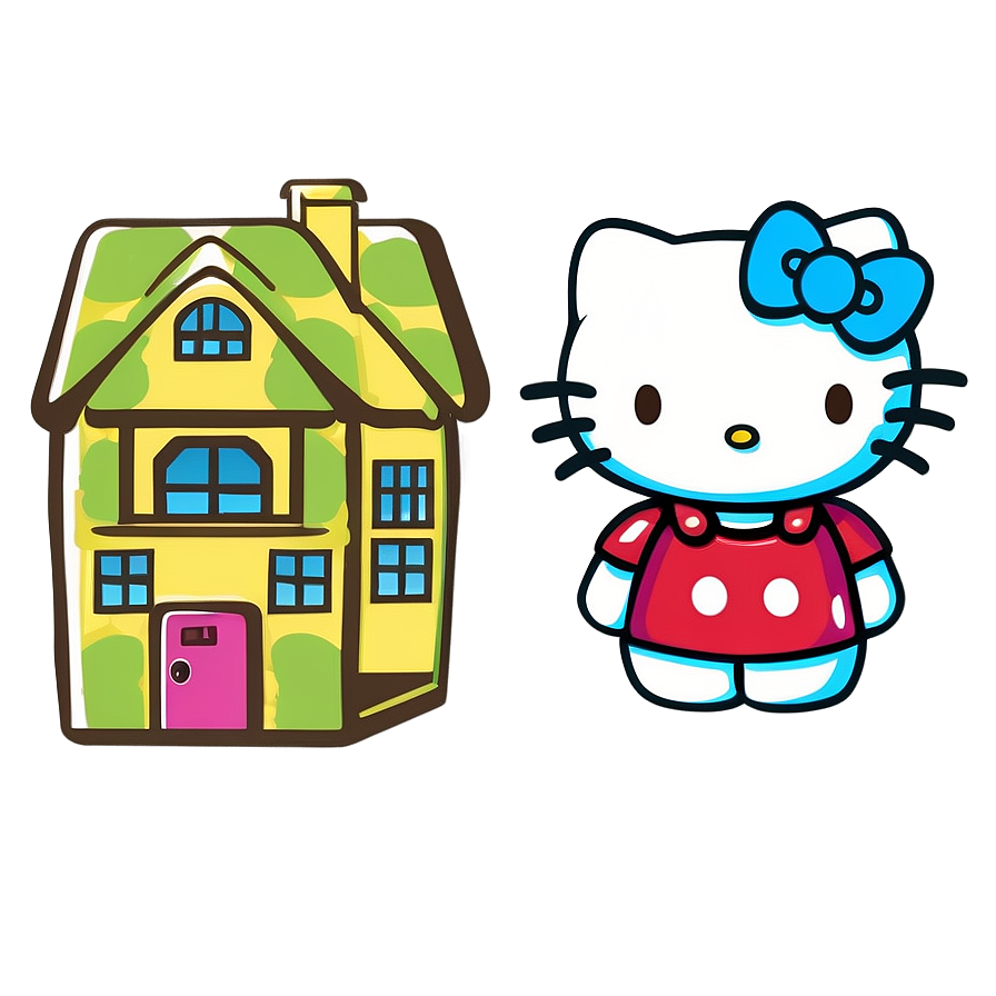 Hello Kitty House Png 24