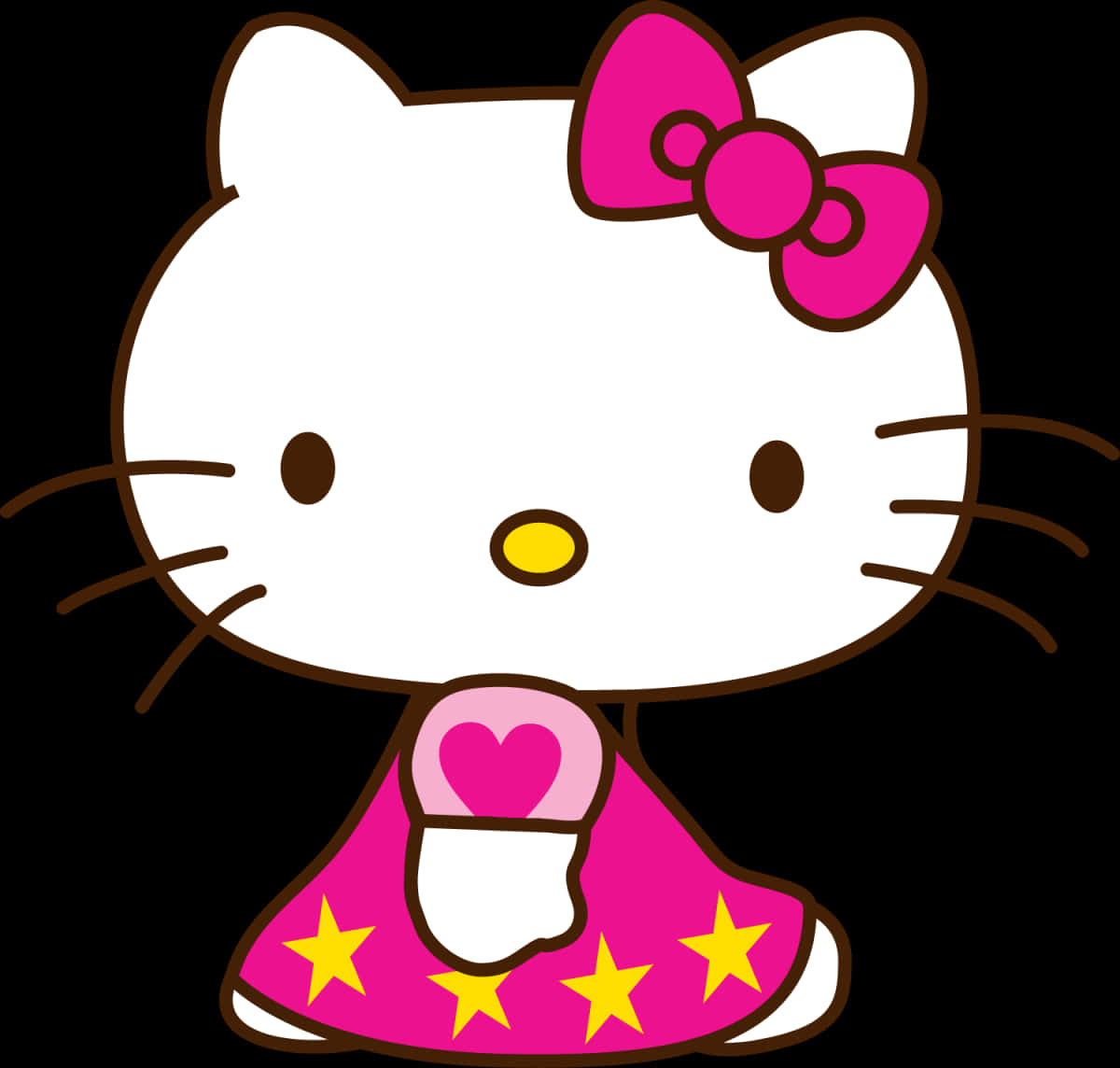 Hello Kitty Pink Dress Graphic