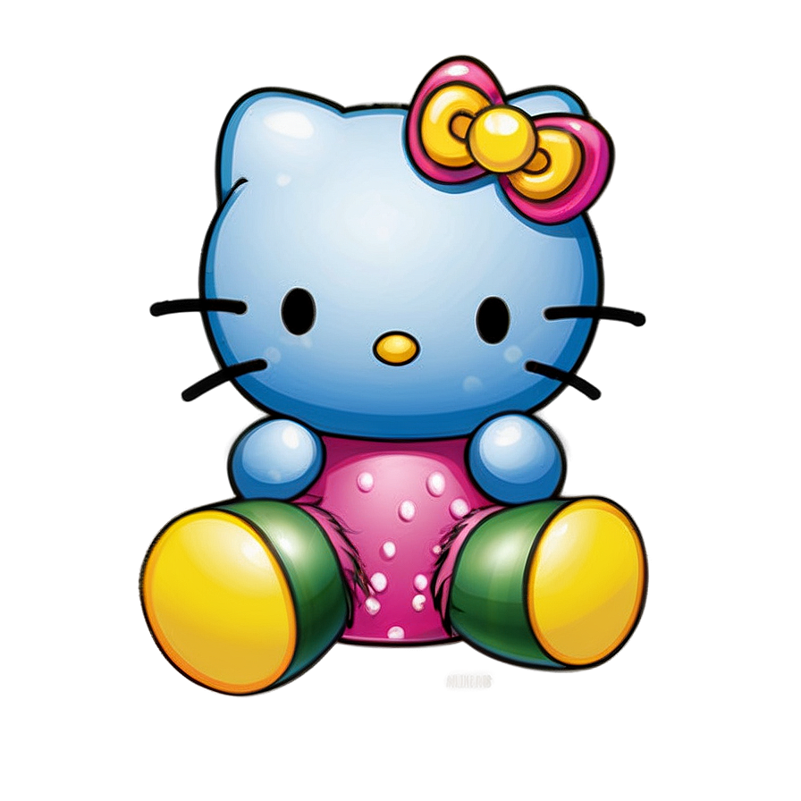 Hello Kitty Rainbow Png Bdu