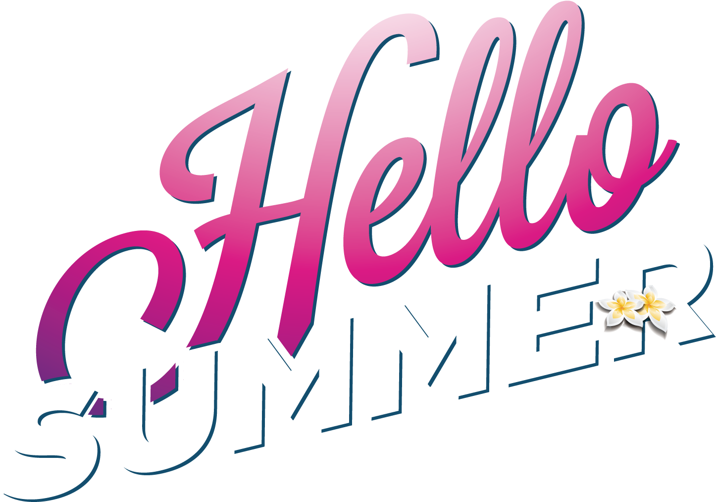 Hello Summer Graphic