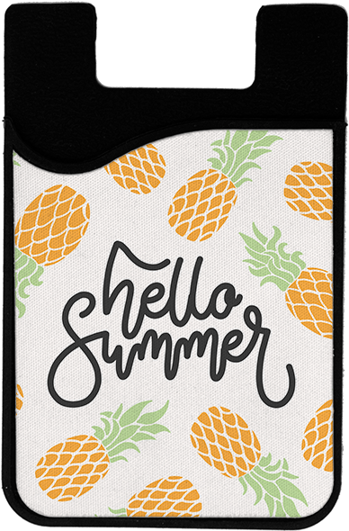 Hello Summer Pineapple Phone Wallet