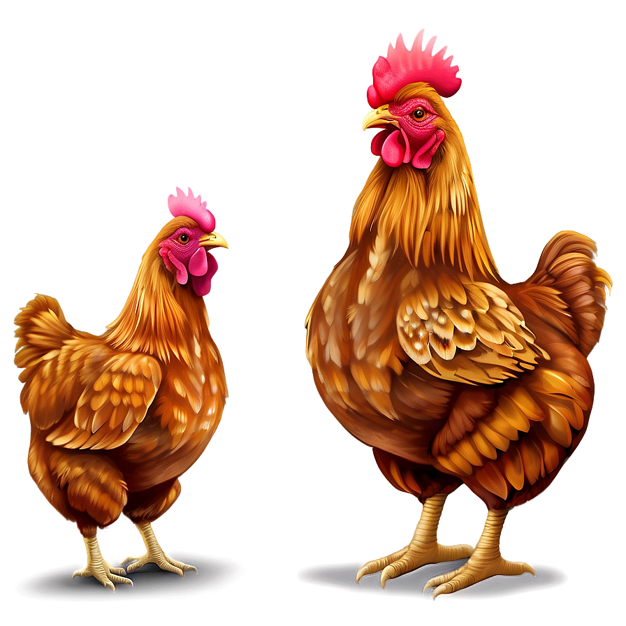 Hen Family Clipart Png Smn