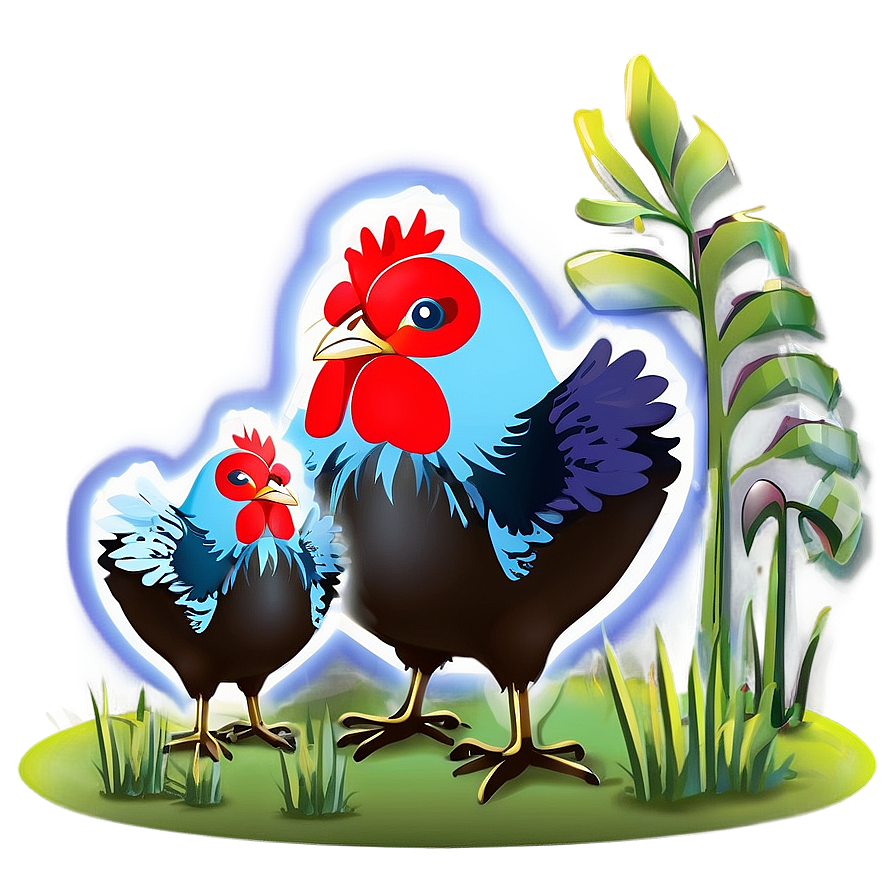 Hen Family Clipart Png Uyd