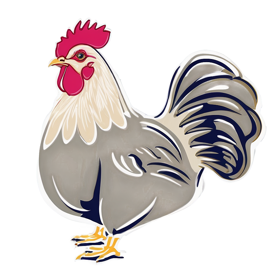 Hen Outline Graphic Png 06202024