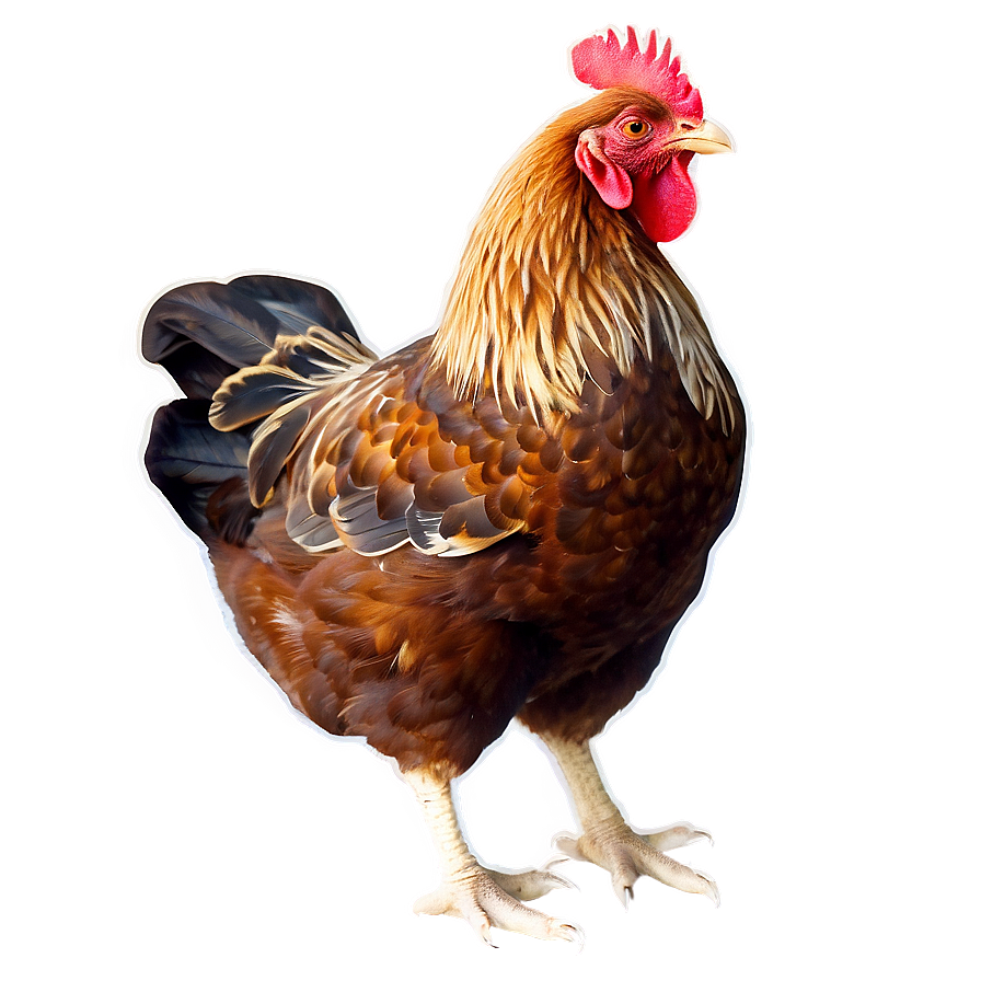 Hen Outline Graphic Png Ffg36