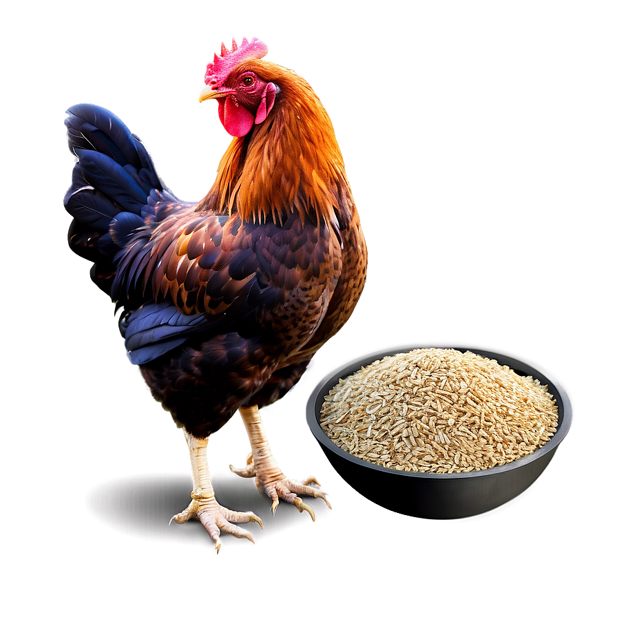 Hen With Chicken Feed Png 06202024