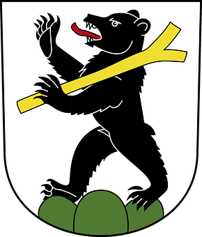 Heraldic Bear Crest