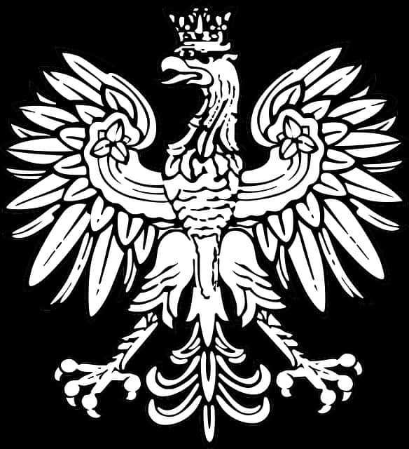 Heraldic_ Eagle_ Black_and_ White