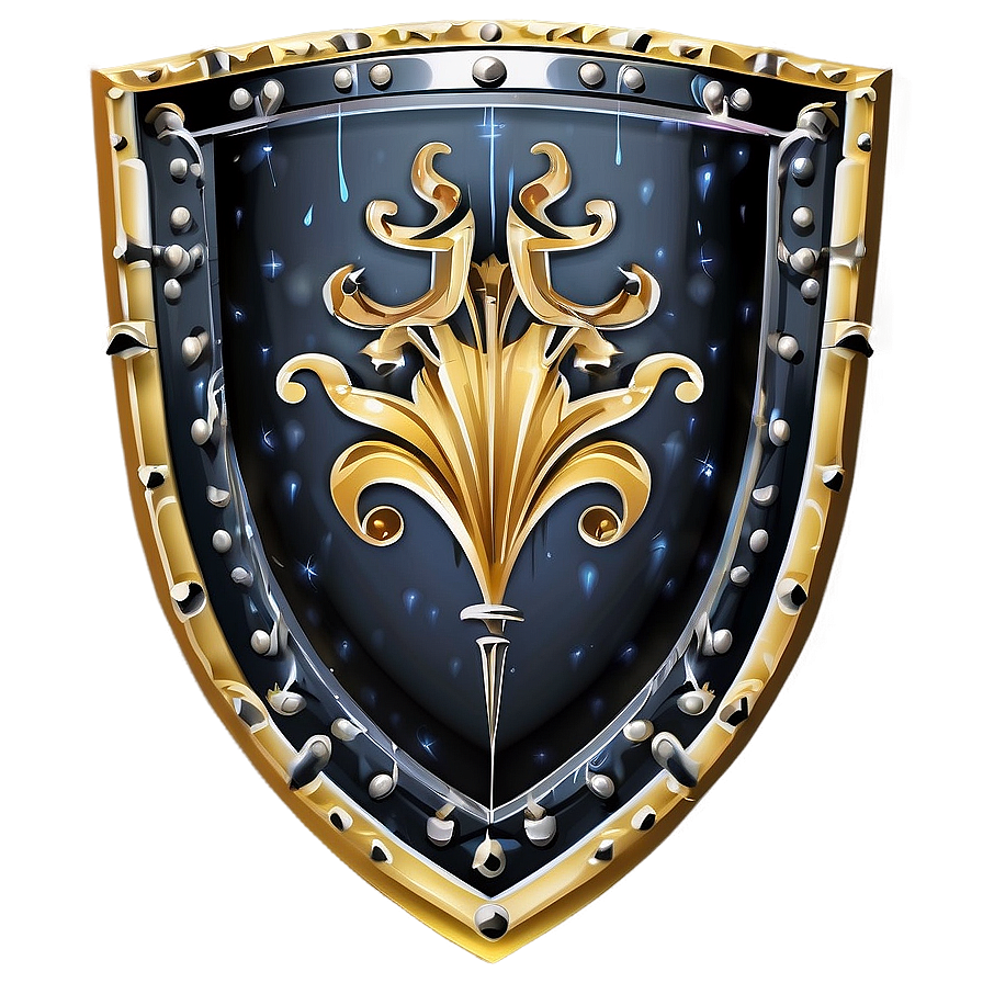 Heraldic Shield Vector Png 06262024