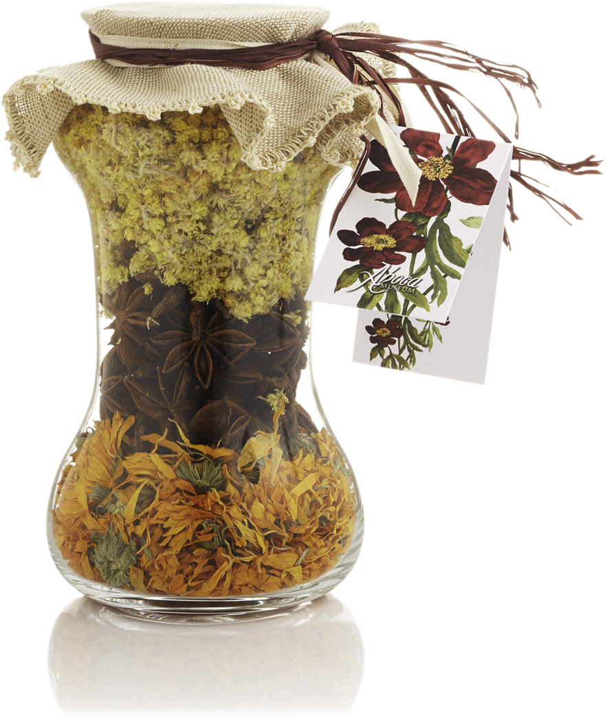 Herbal Infusion Glass Jar