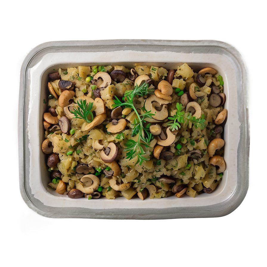 Herbed Stuffing With Mushrooms Png Ssr76