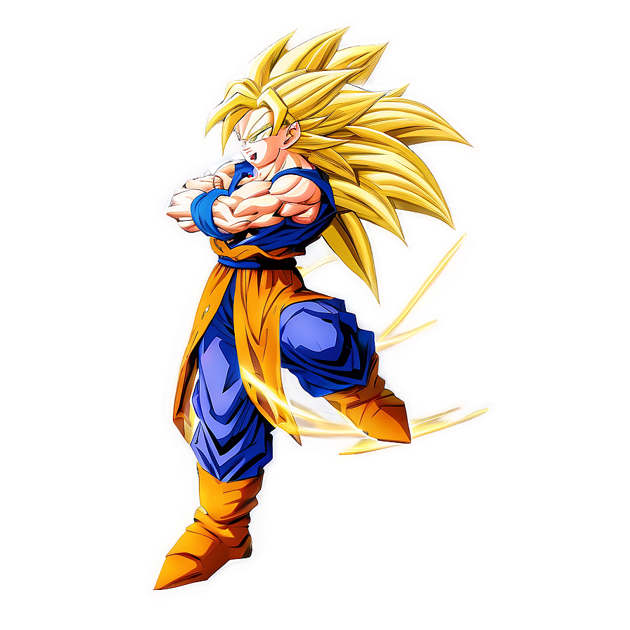 Heroic Goku Ssj3 Pose Png 10