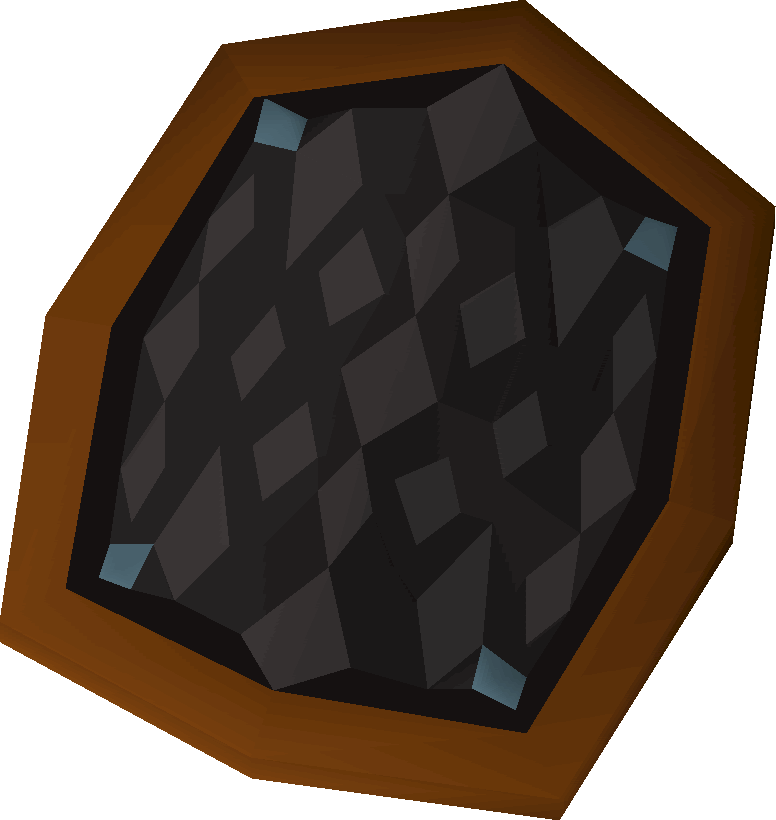 Hexagonal Black Shield Graphic