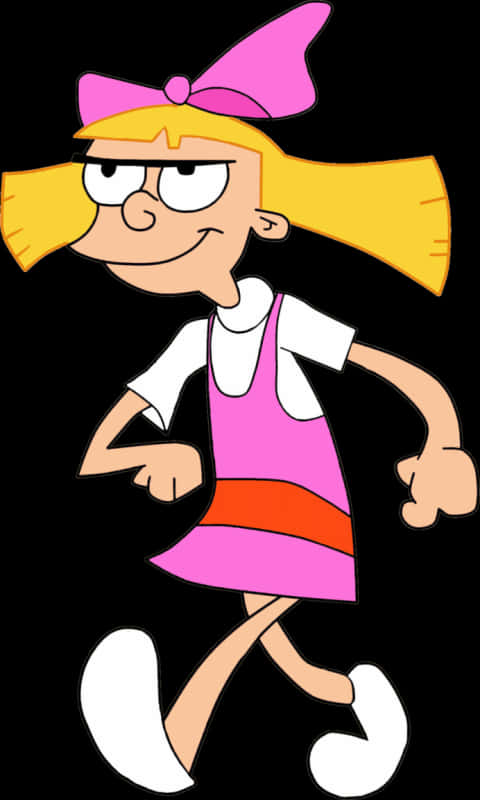 Hey Arnold Character Walking