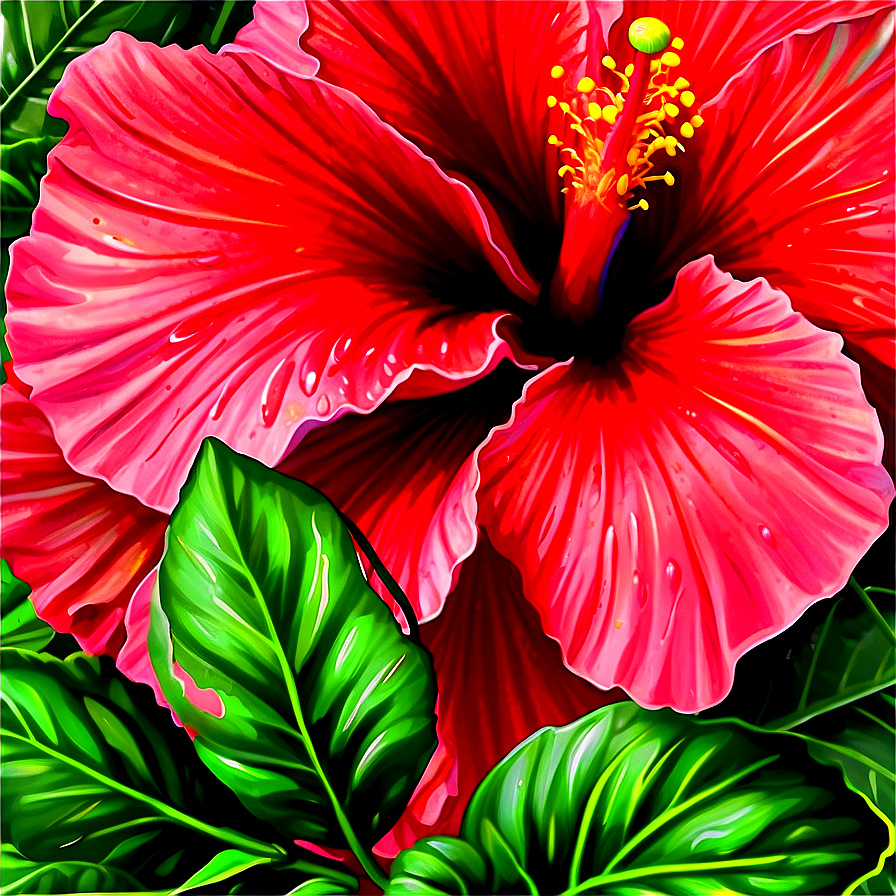 Hibiscus Close-up Png Ybu