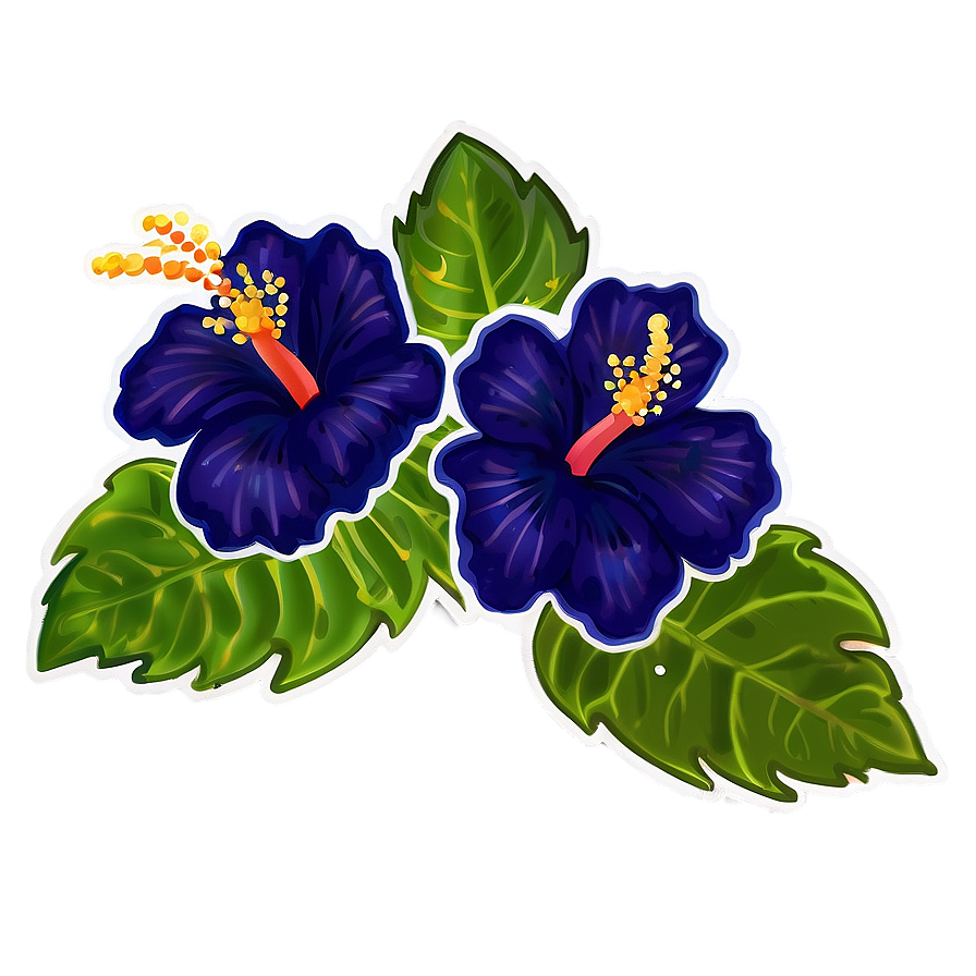 Hibiscus Decor Png 13