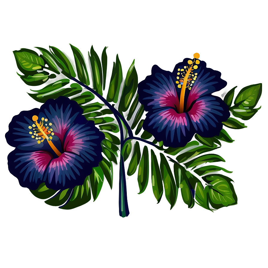 Hibiscus Design Png Khn93