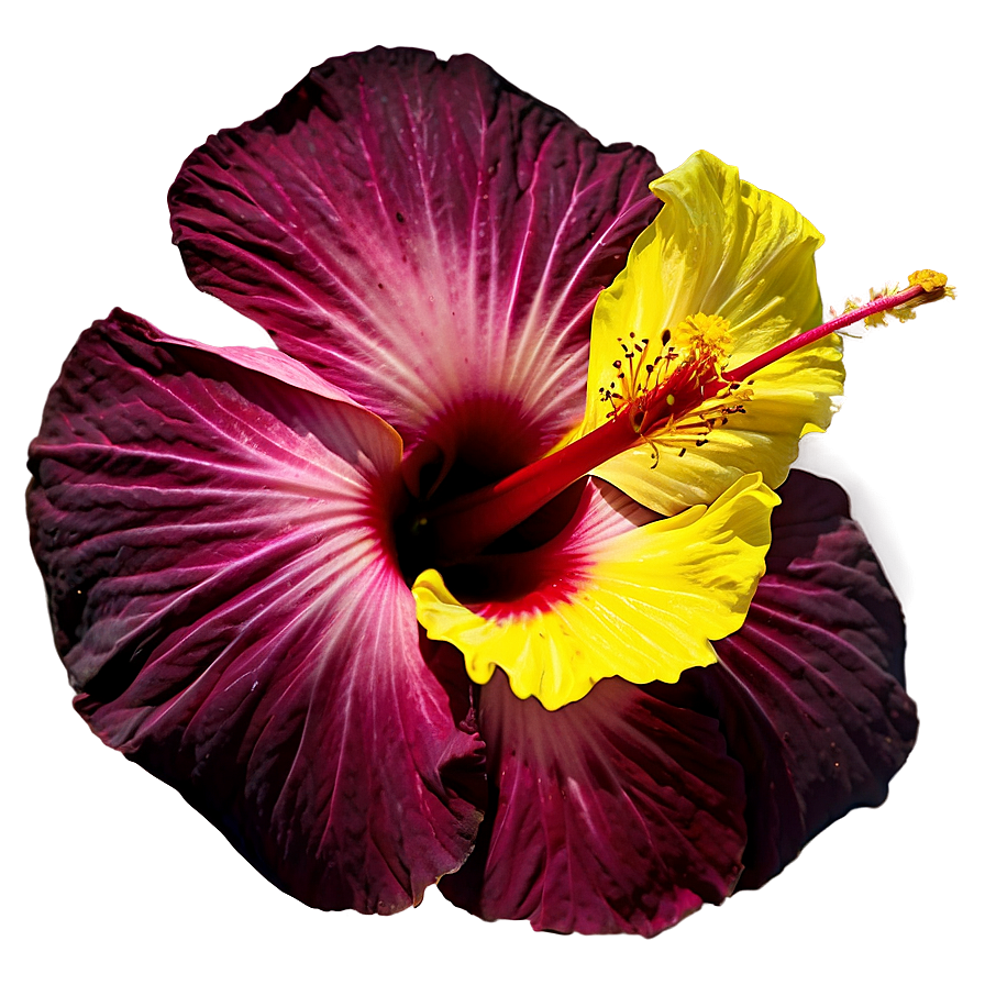 Hibiscus In Bloom Png Pas