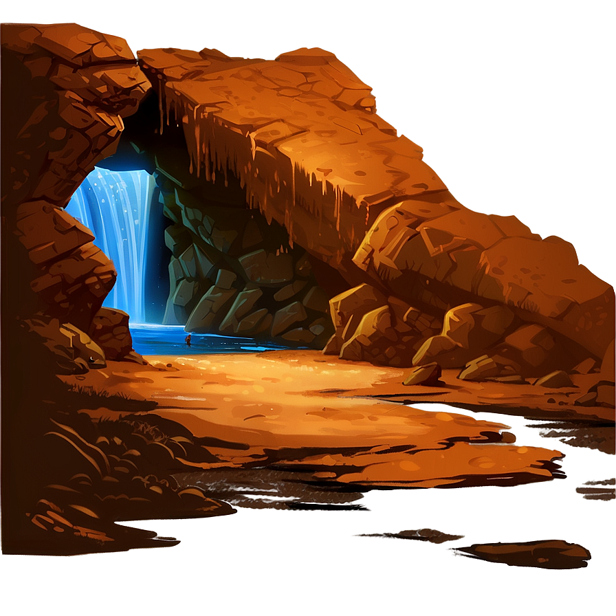 Hidden Cave Entrance Png God74