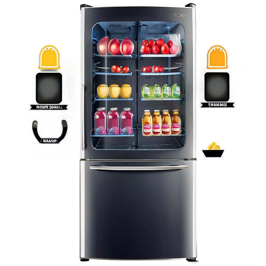 High Capacity Fridge Png Cmw