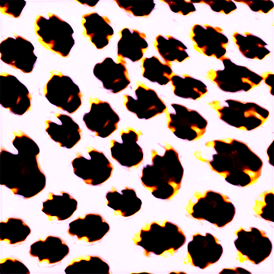 High Contrast Leopard Print Png Mfs