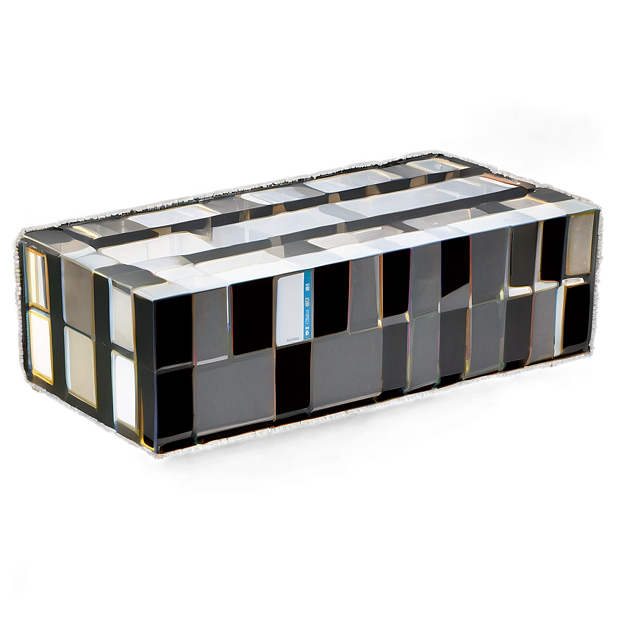 High Contrast Rectangular Prism Png Eom