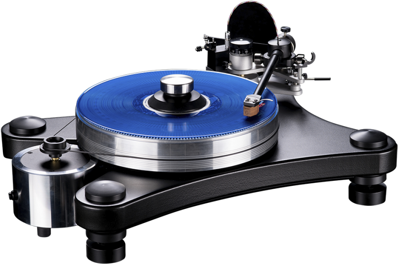 High End Blue Vinyl Turntable