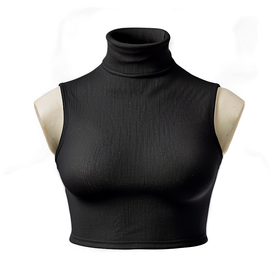 High Neck Crop Top Png Blw