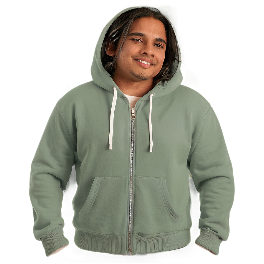 High Neck Zip Up Hoodie Png Qfq98