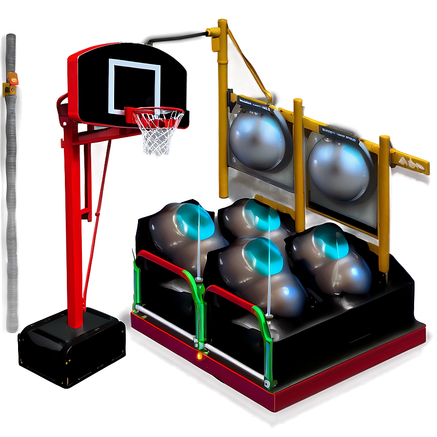 High-performance Basketball Setup Png 3