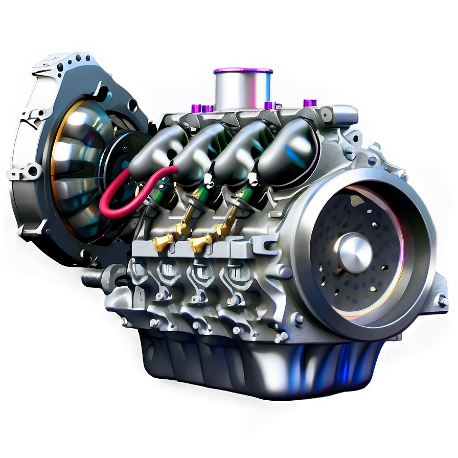 High-performance Car Engine Mechanics Png 15