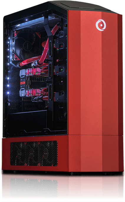 High Performance Red Gaming P C