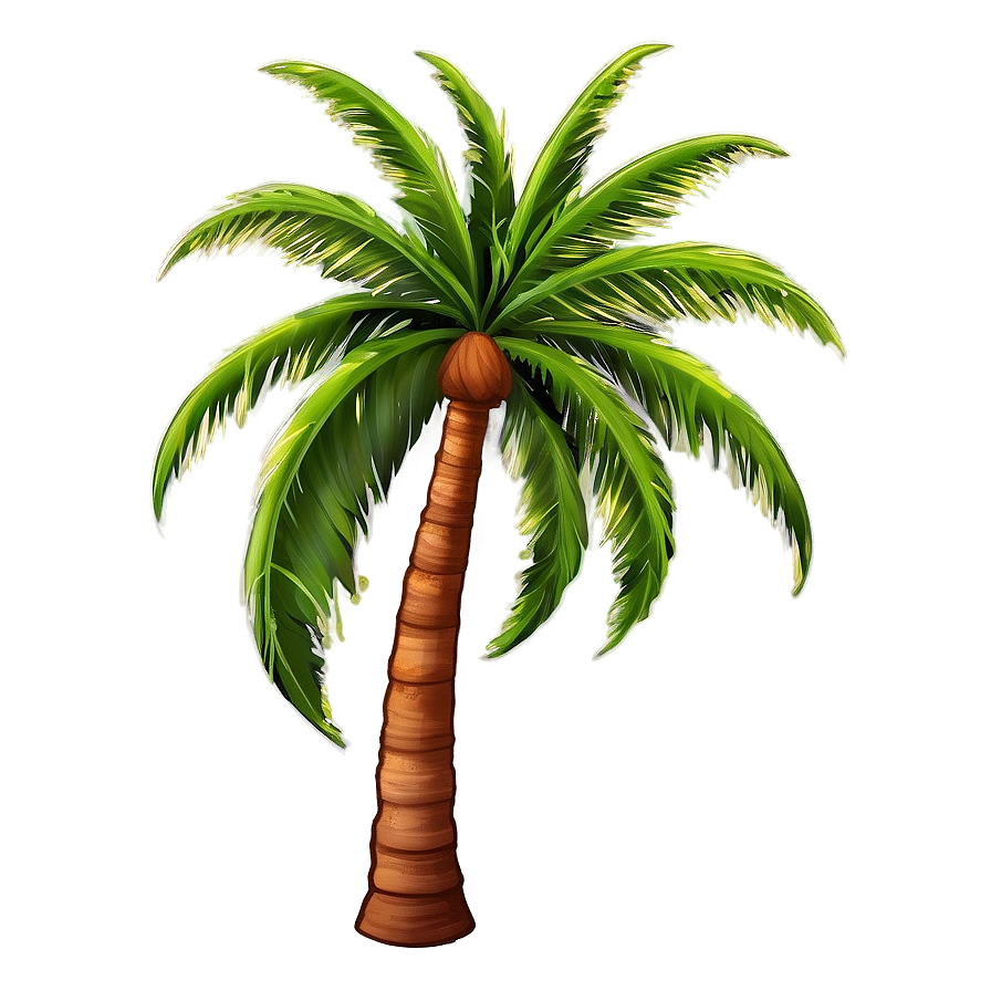 High Quality Palm Tree Emoji Png 06272024