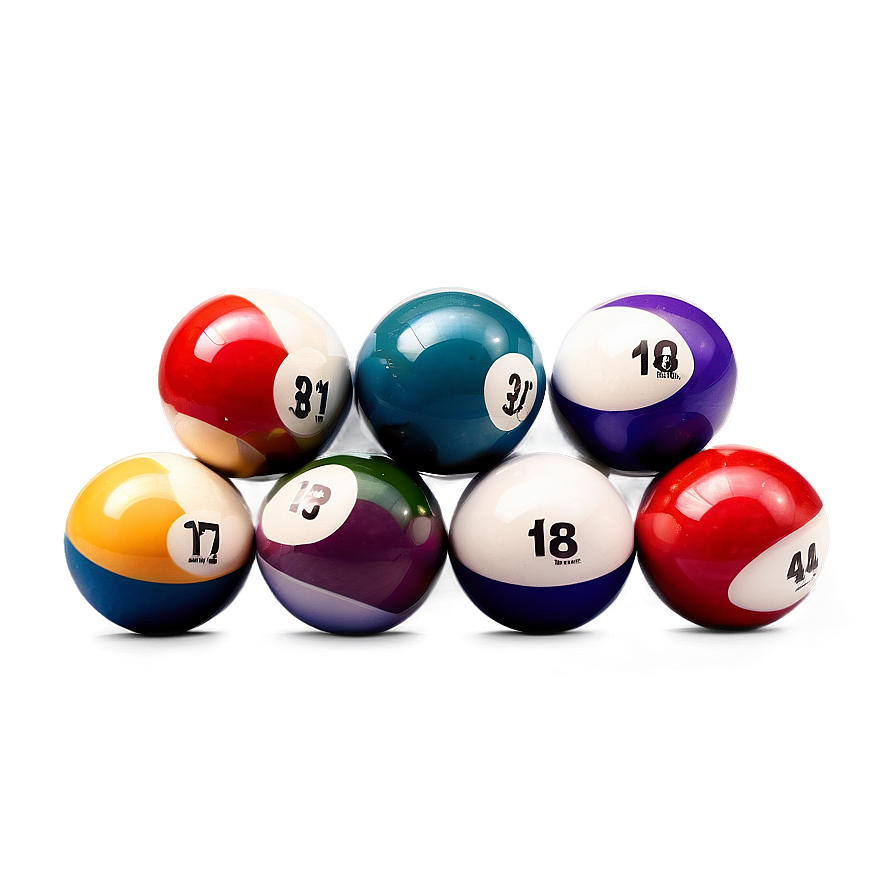 High-quality Pool Balls Png Jee