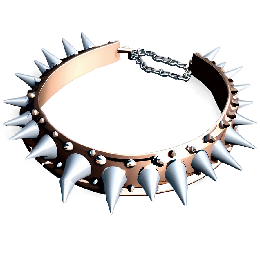 High-quality Spiked Choker Png Osh4