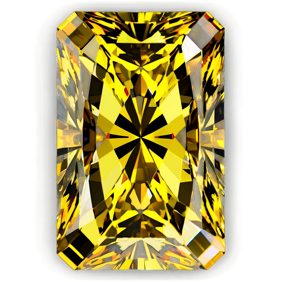 High Quality Yellow Diamond Png 06292024