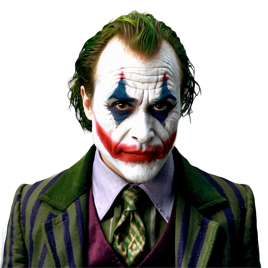 High-resolution Joker Makeup Png 52