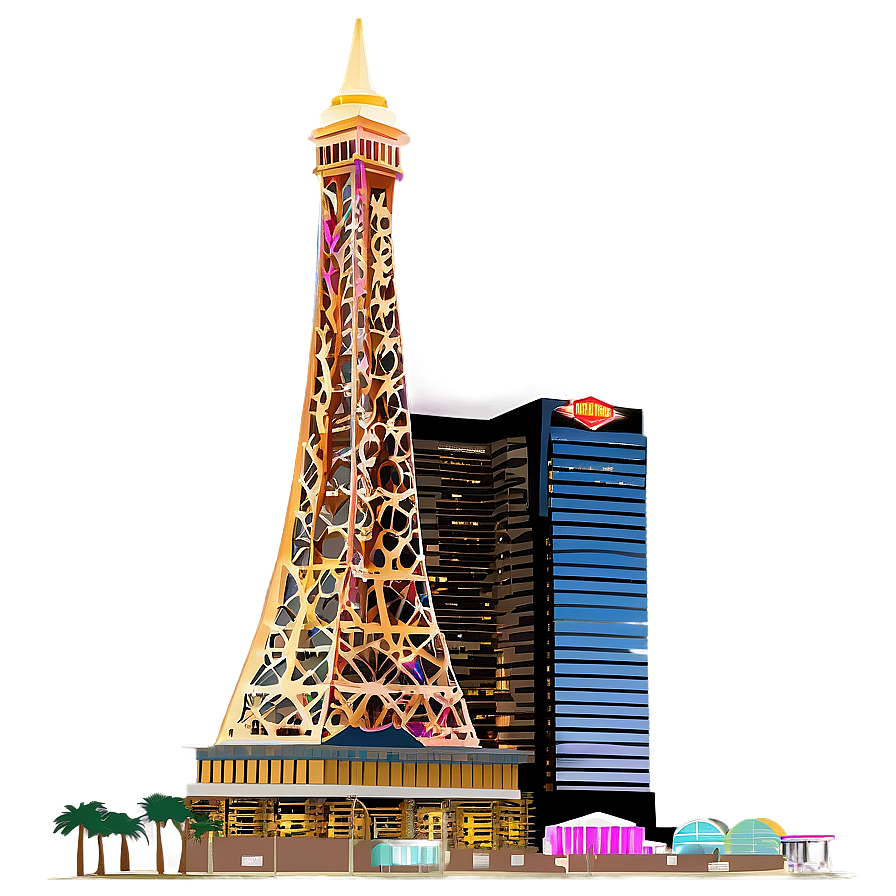 High Resolution Las Vegas Skyline Png Uqw