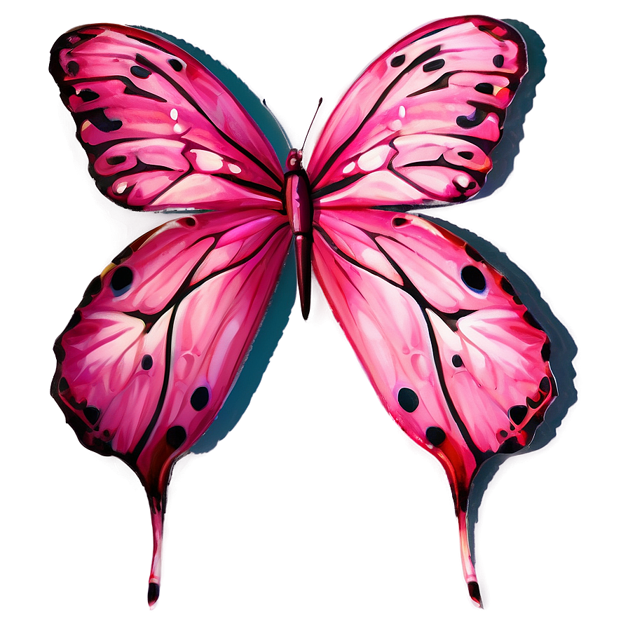 High-resolution Pink Butterfly Png 20