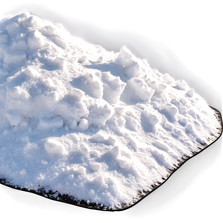 High Resolution Snow Pile Png 06212024